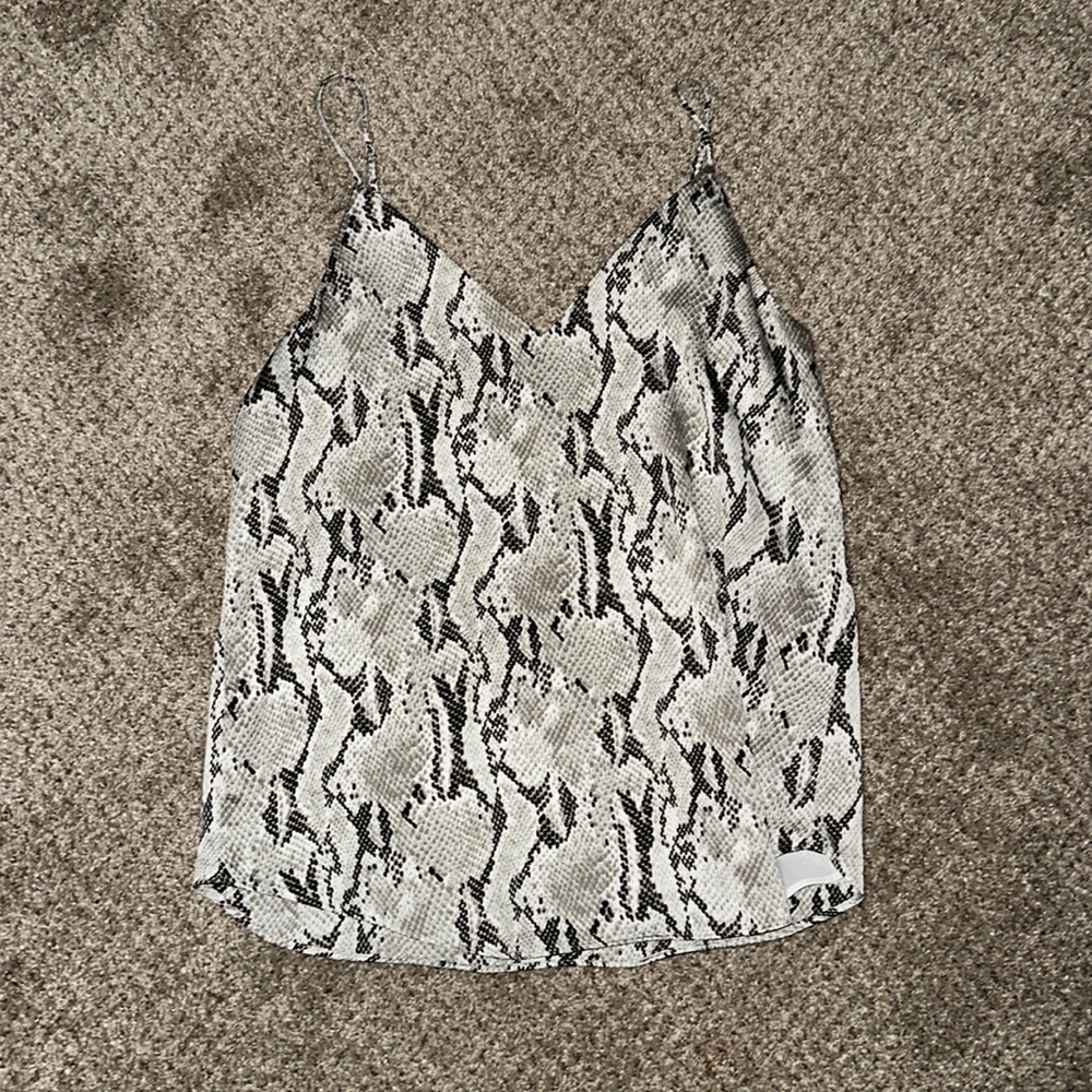 Snakeskin tank top